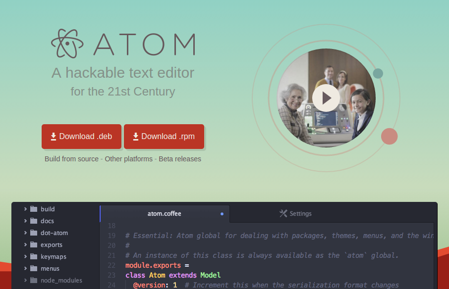 Alt Atom Editor