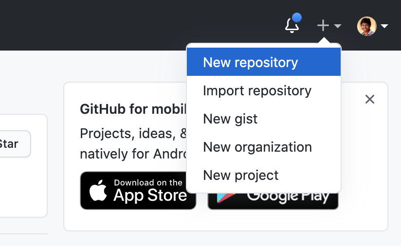 Create new repository